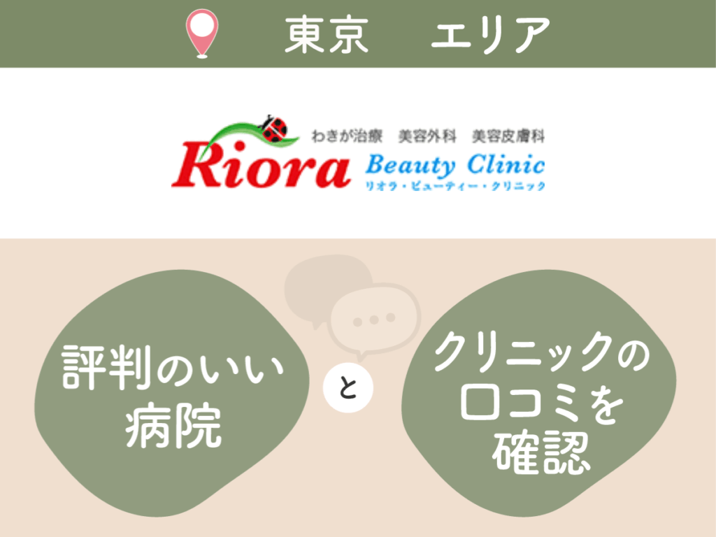 リオラビューティークリニック上野院の口コミや評判