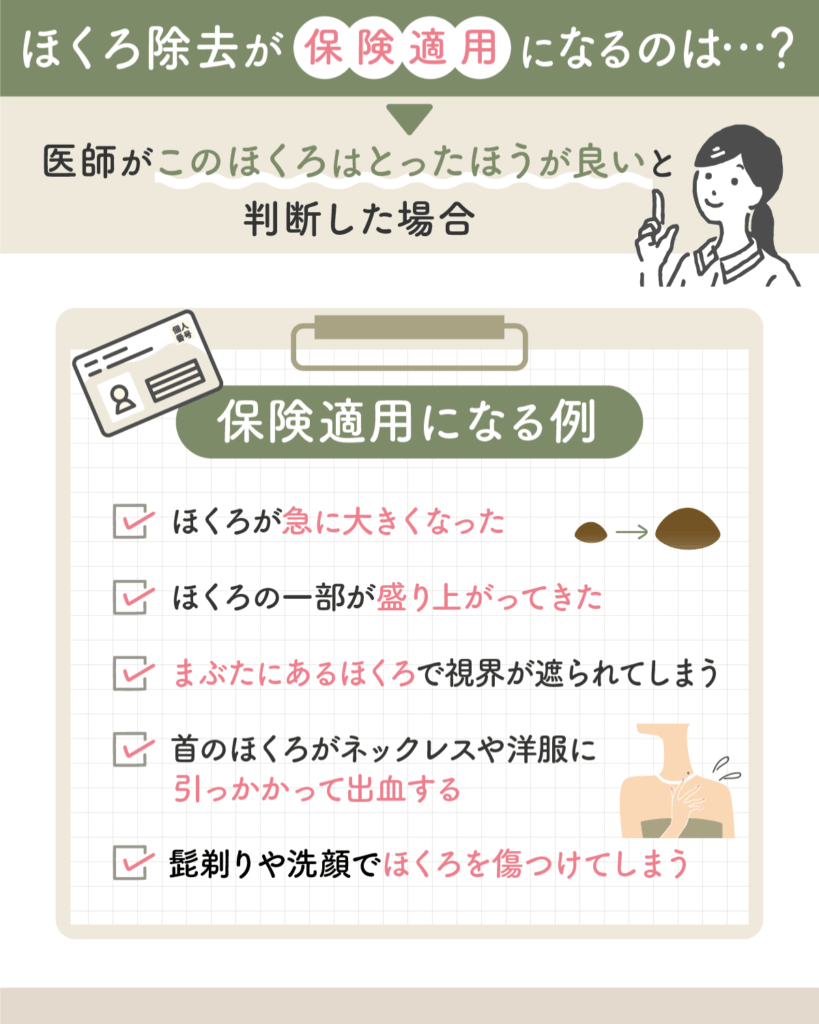 東京エリアでほくろ除去を保険適用で相談する方法はある?
